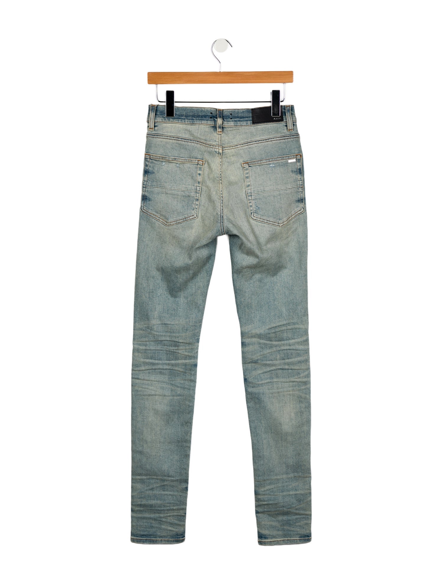 Amiri Scarves Art Patch Skinny Jeans w/ Tags