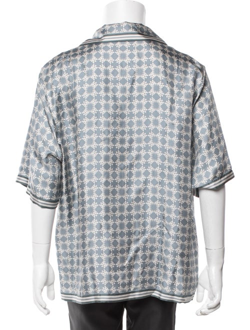 Amiri Silk Floral Print Shirt