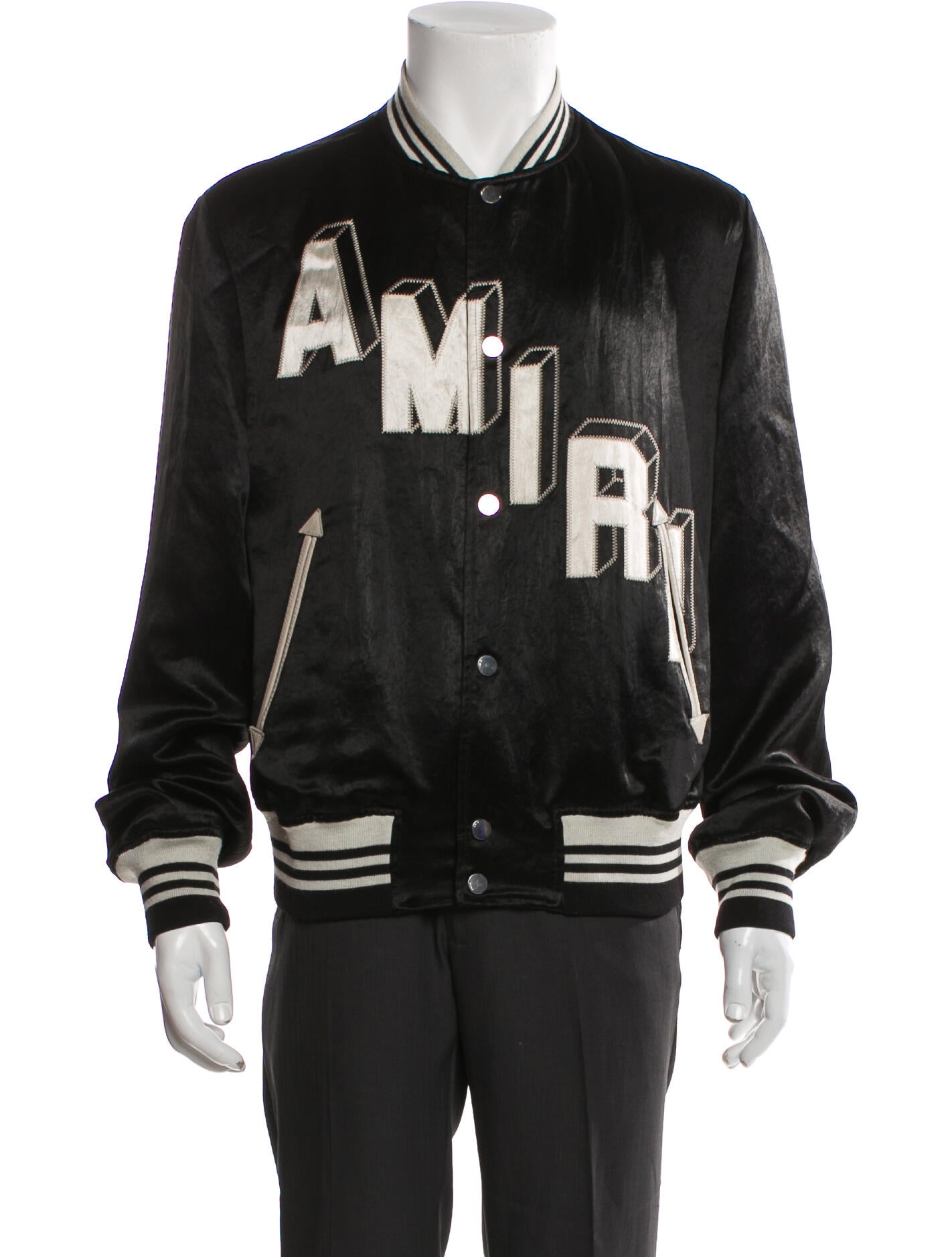 Amiri Graphic Print Varsity Jacket
