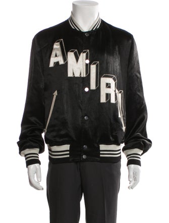 Amiri Graphic Print Varsity Jacket