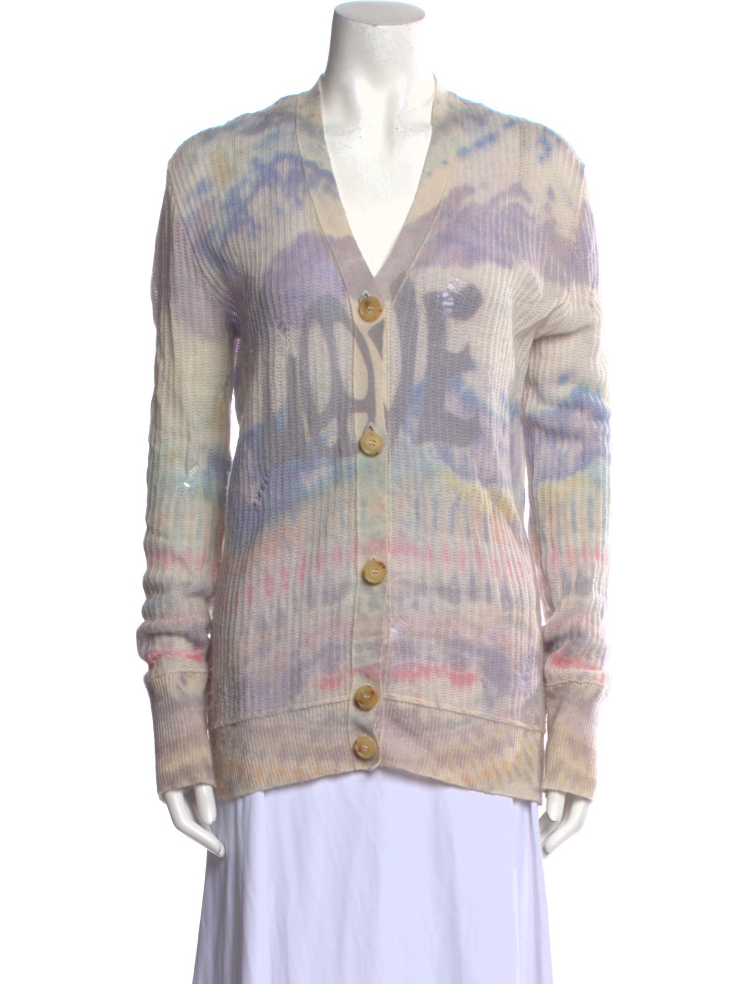 Amiri Cashmere Printed Sweater