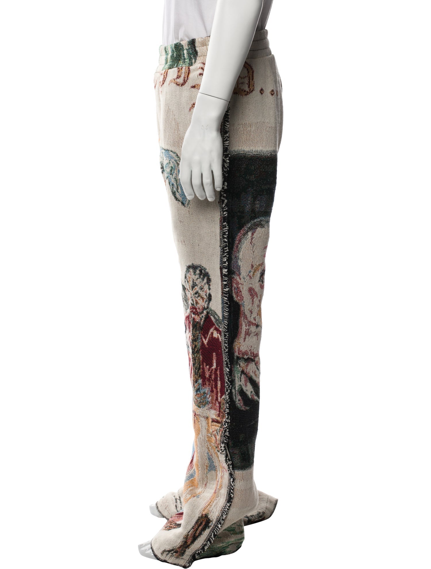 Amiri Graphic Print Moto Pants w/ Tags