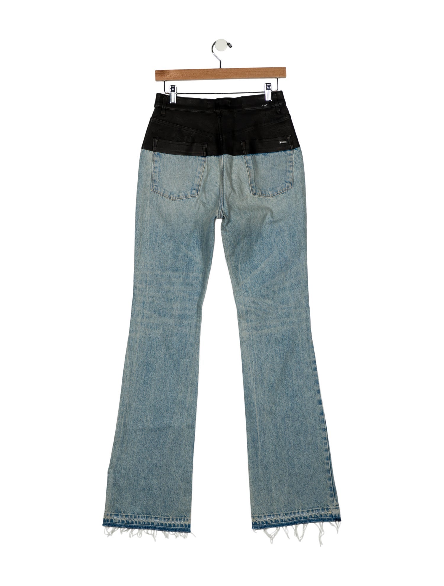 Amiri High-Rise Wide Leg Jeans