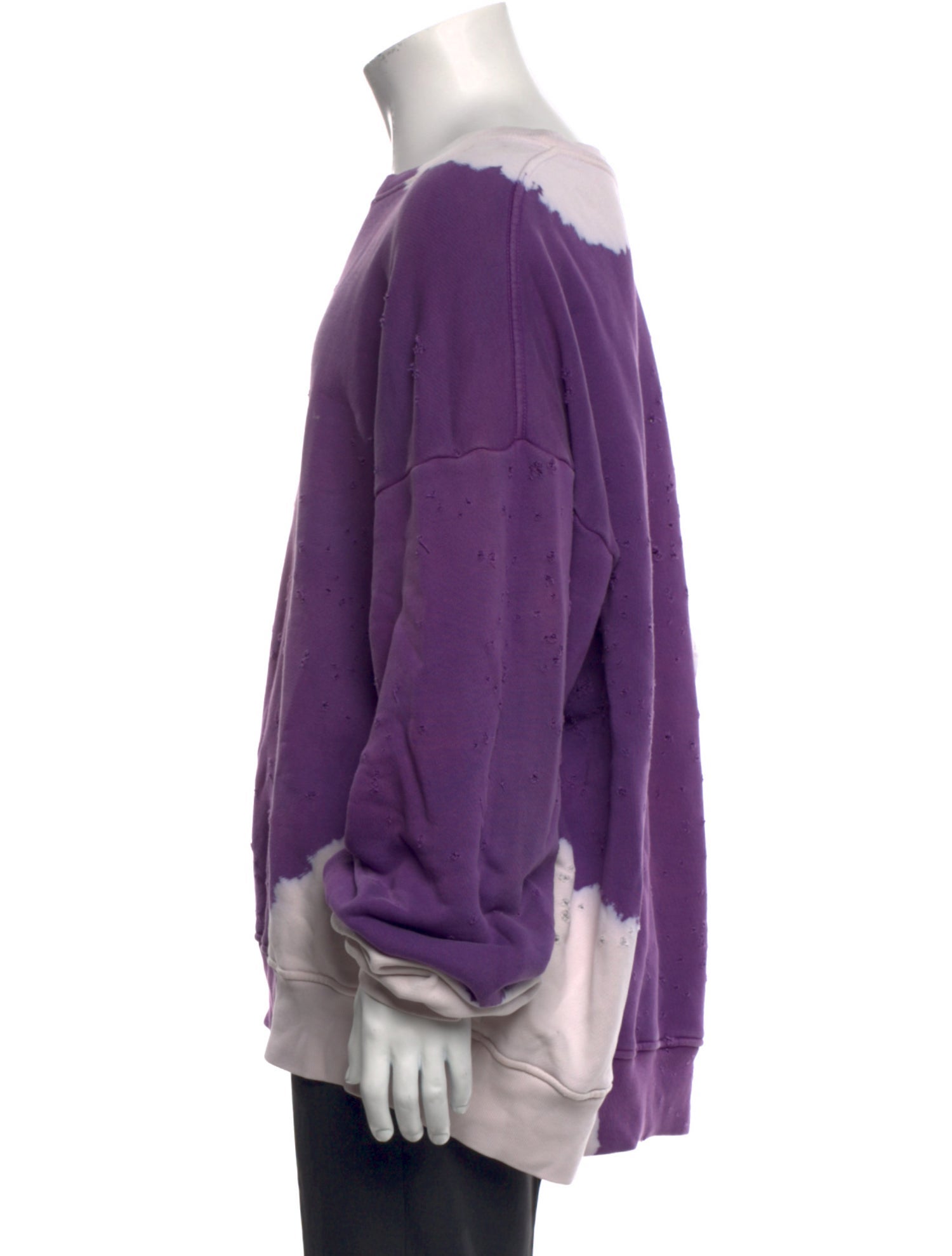 Amiri Colorblock Pattern Crew Neck Sweatshirt