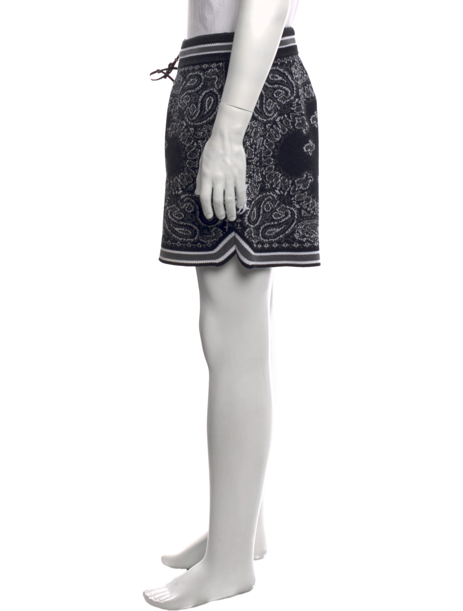 Amiri Paisley Print Jogger Shorts