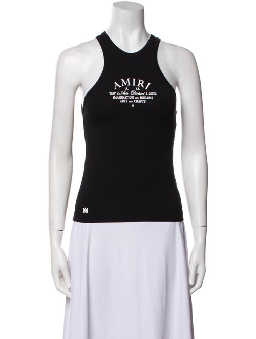 Amiri Graphic Print Crew Neck Top