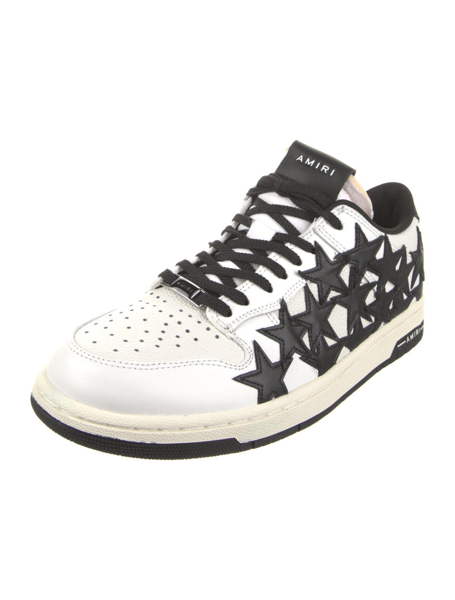 Amiri Leather Printed Sneakers