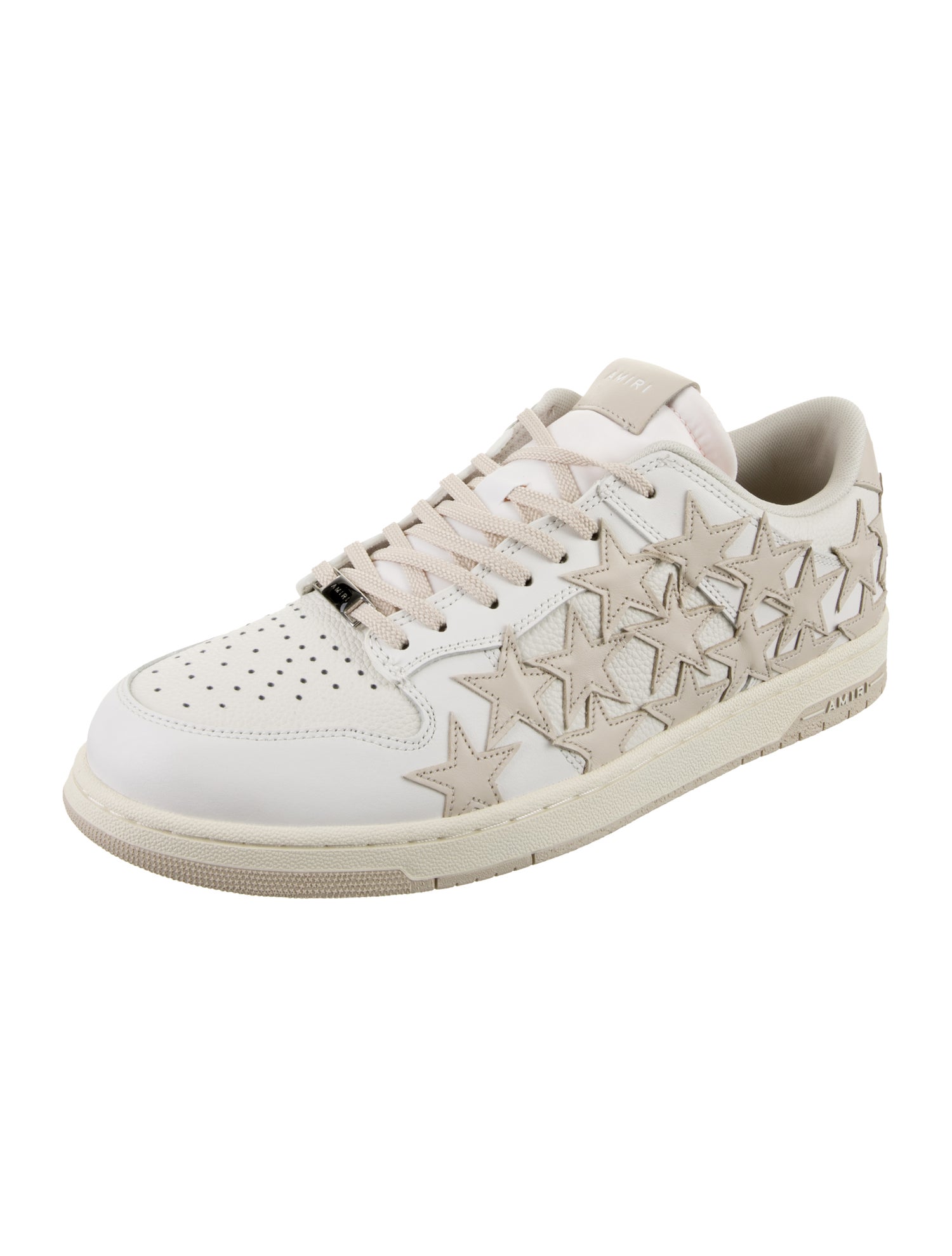 Amiri Leather Printed Sneakers