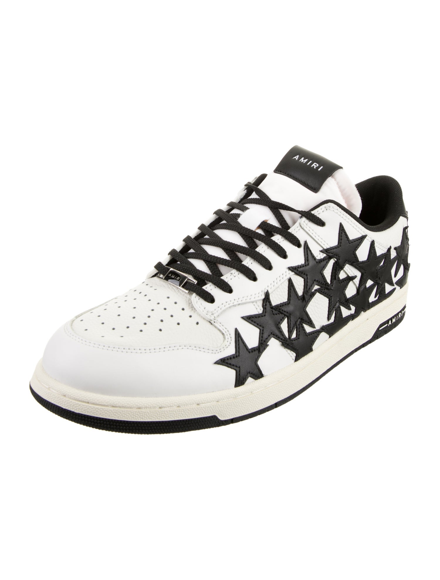 Amiri Leather Printed Sneakers