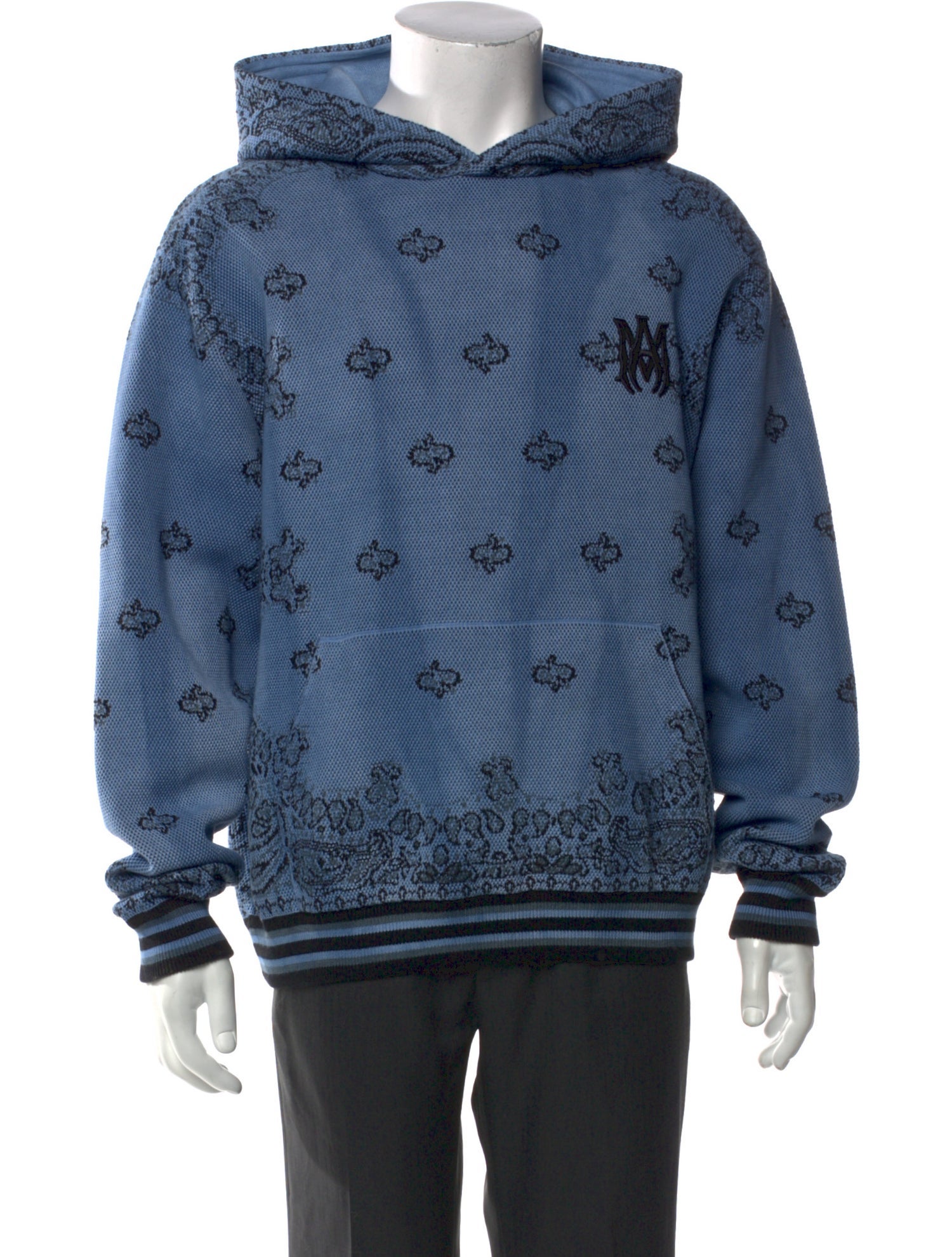 Amiri Printed Crew Neck Hoodie