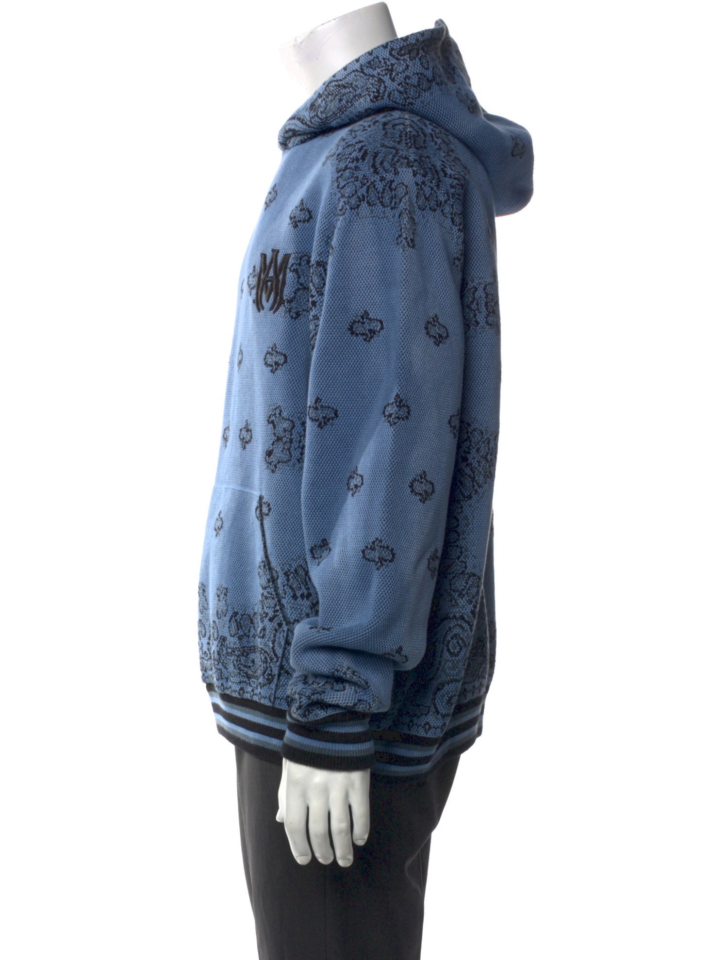 Amiri Printed Crew Neck Hoodie