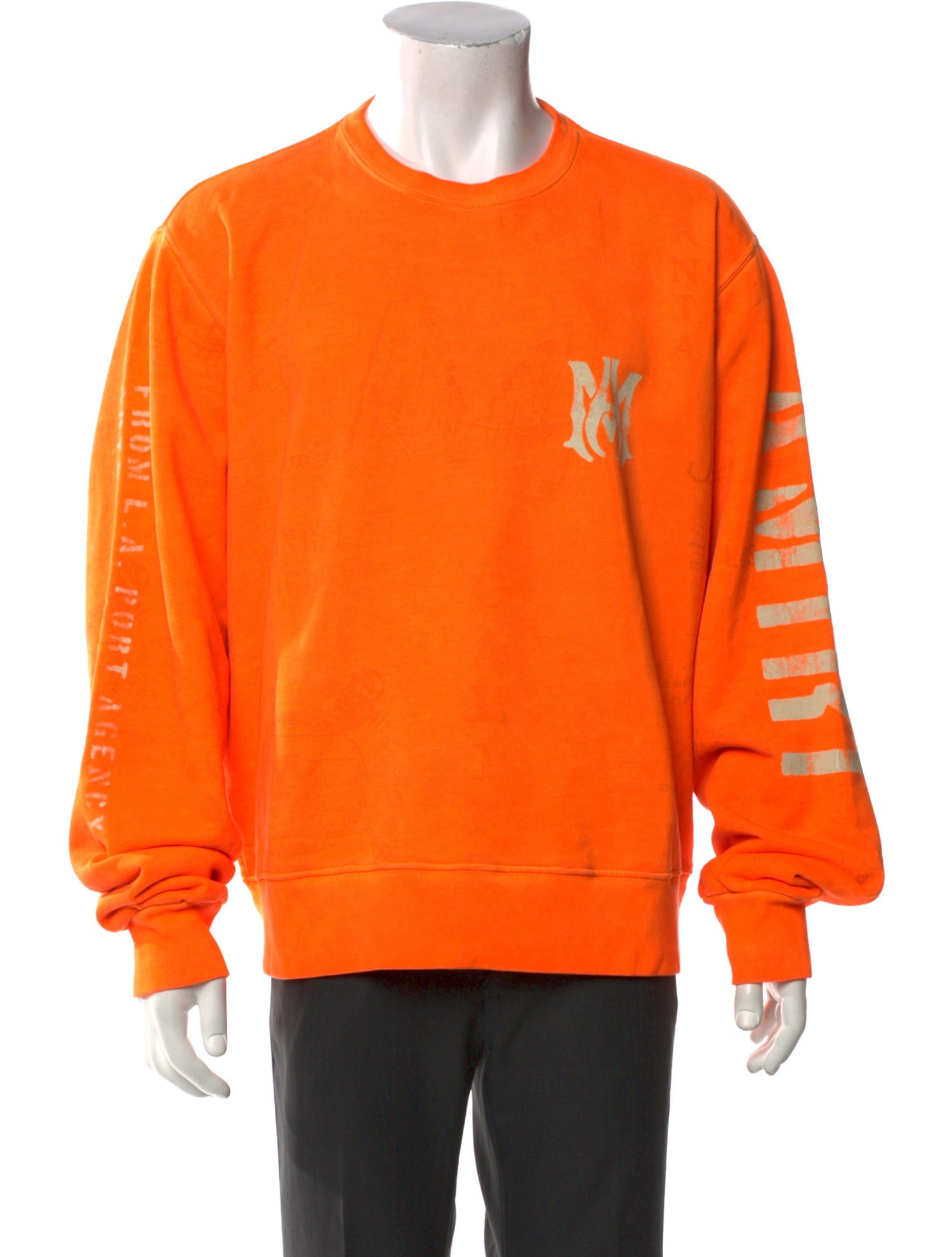 Amiri Graphic Print Crew Neck Sweatshirt