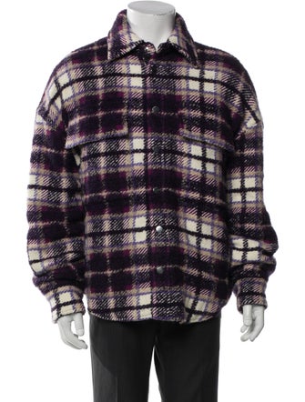 Amiri Plaid Print Jacket