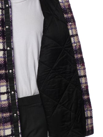 Amiri Plaid Print Jacket