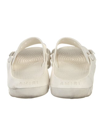 Amiri Rubber Graphic Print Sandals