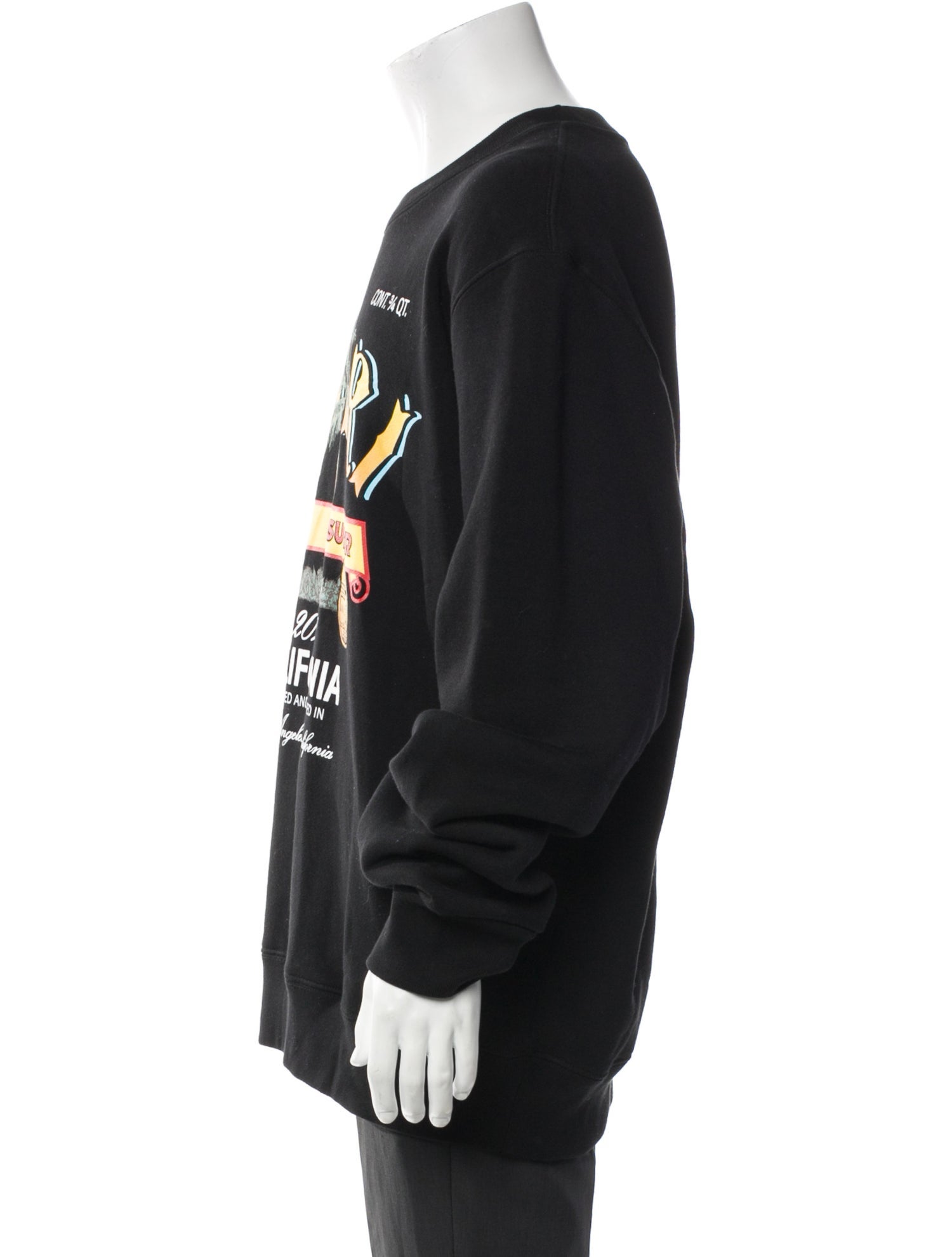 Amiri Graphic Print Crew Neck Pullover