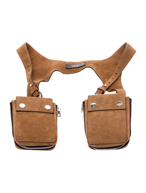 Amiri Suede Pouch Harness