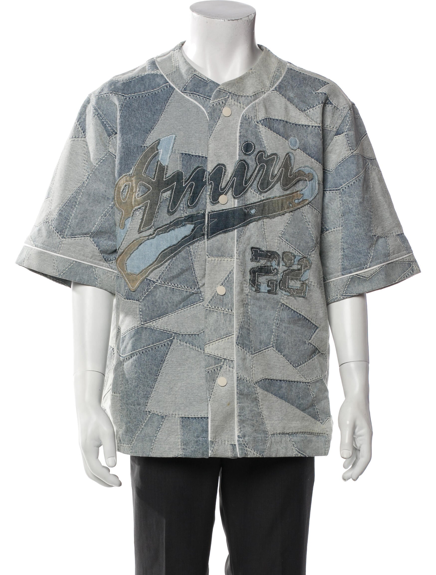 Amiri Printed Denim Jacket