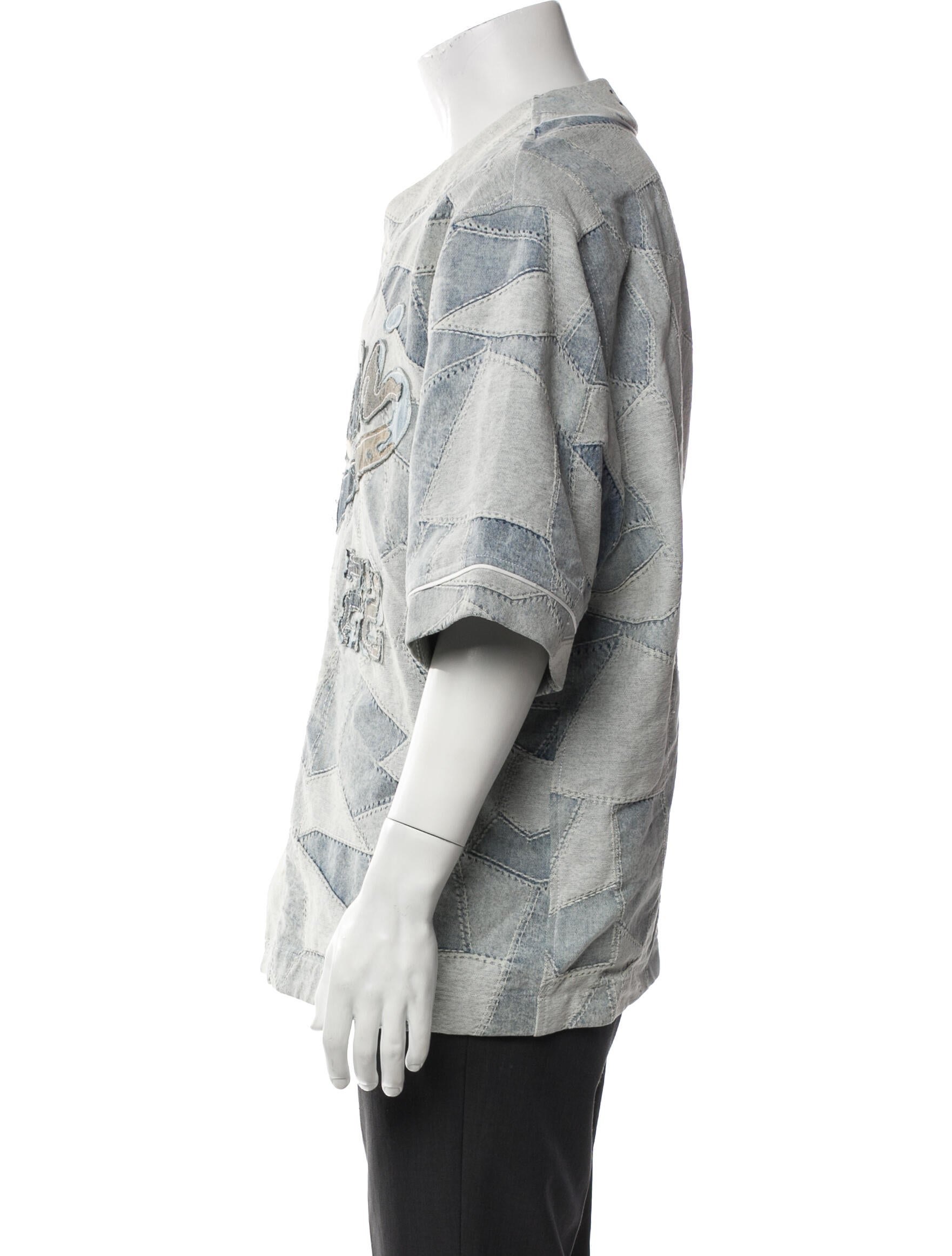 Amiri Printed Denim Jacket