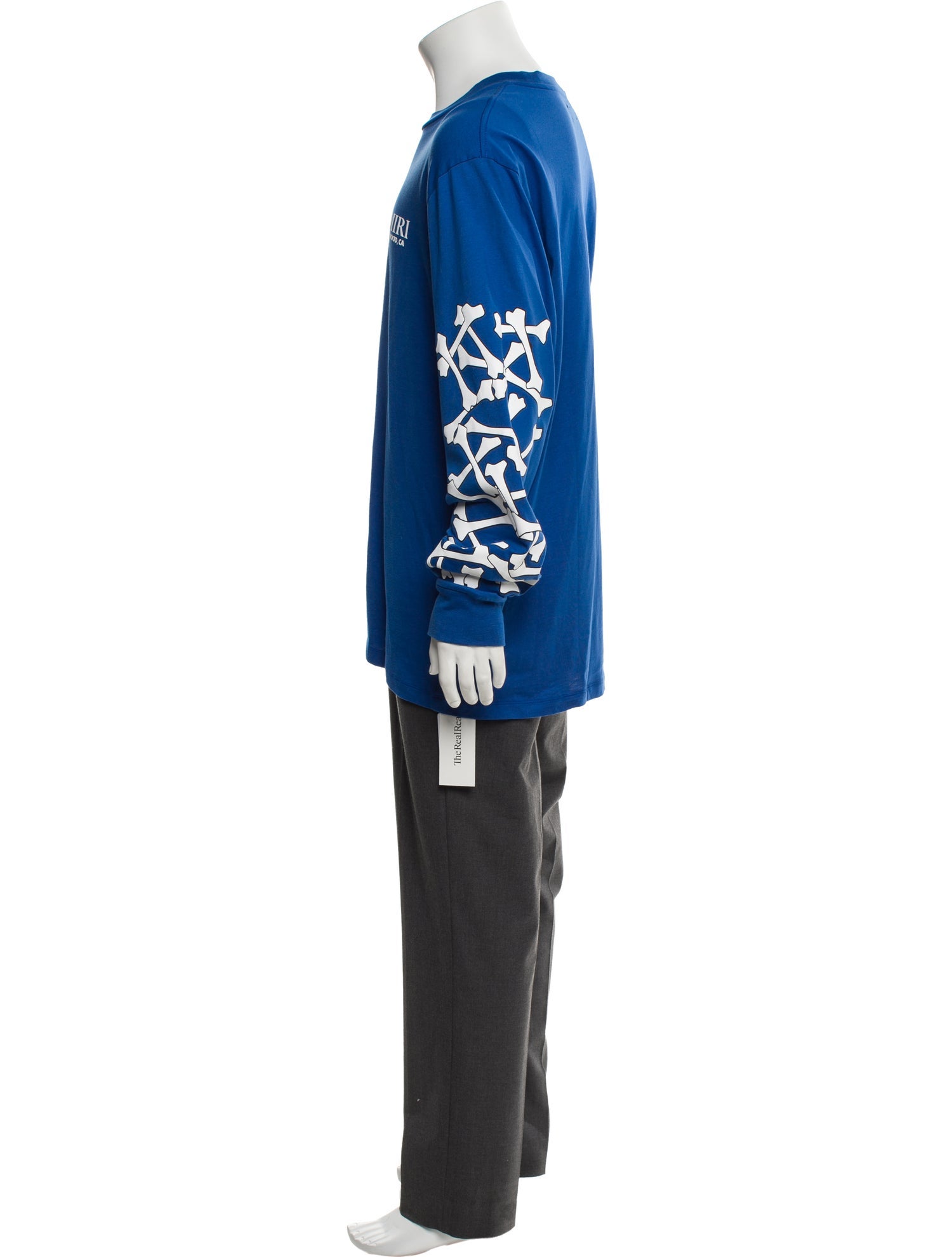 Amiri Graphic Print Crew Neck Henley