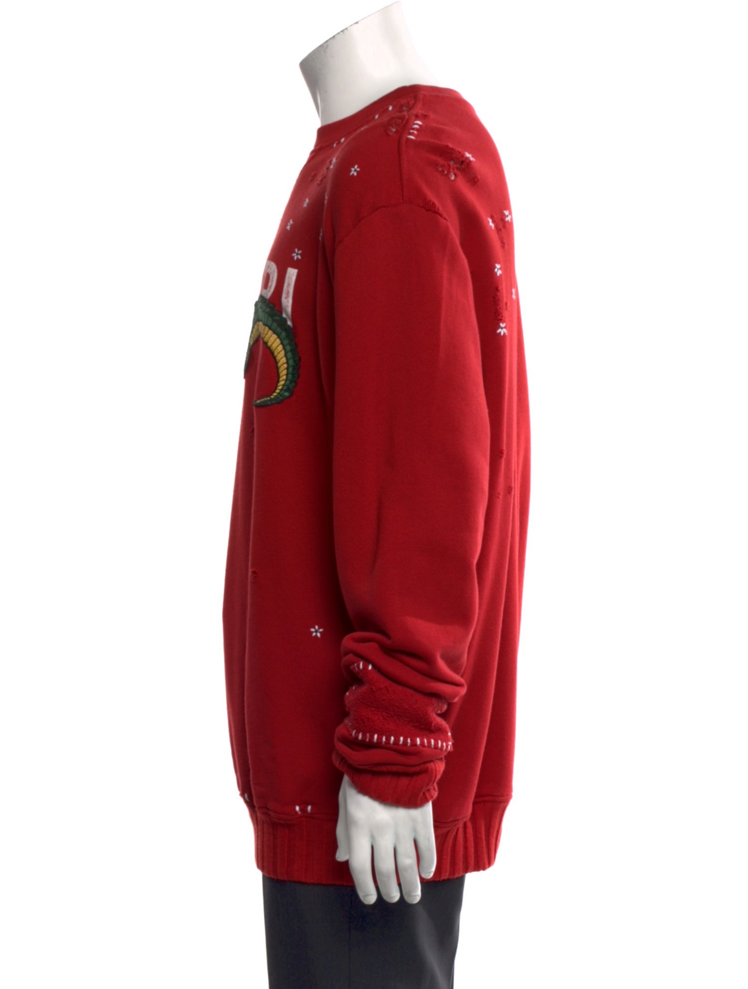 Amiri Graphic Print Crew Neck Pullover