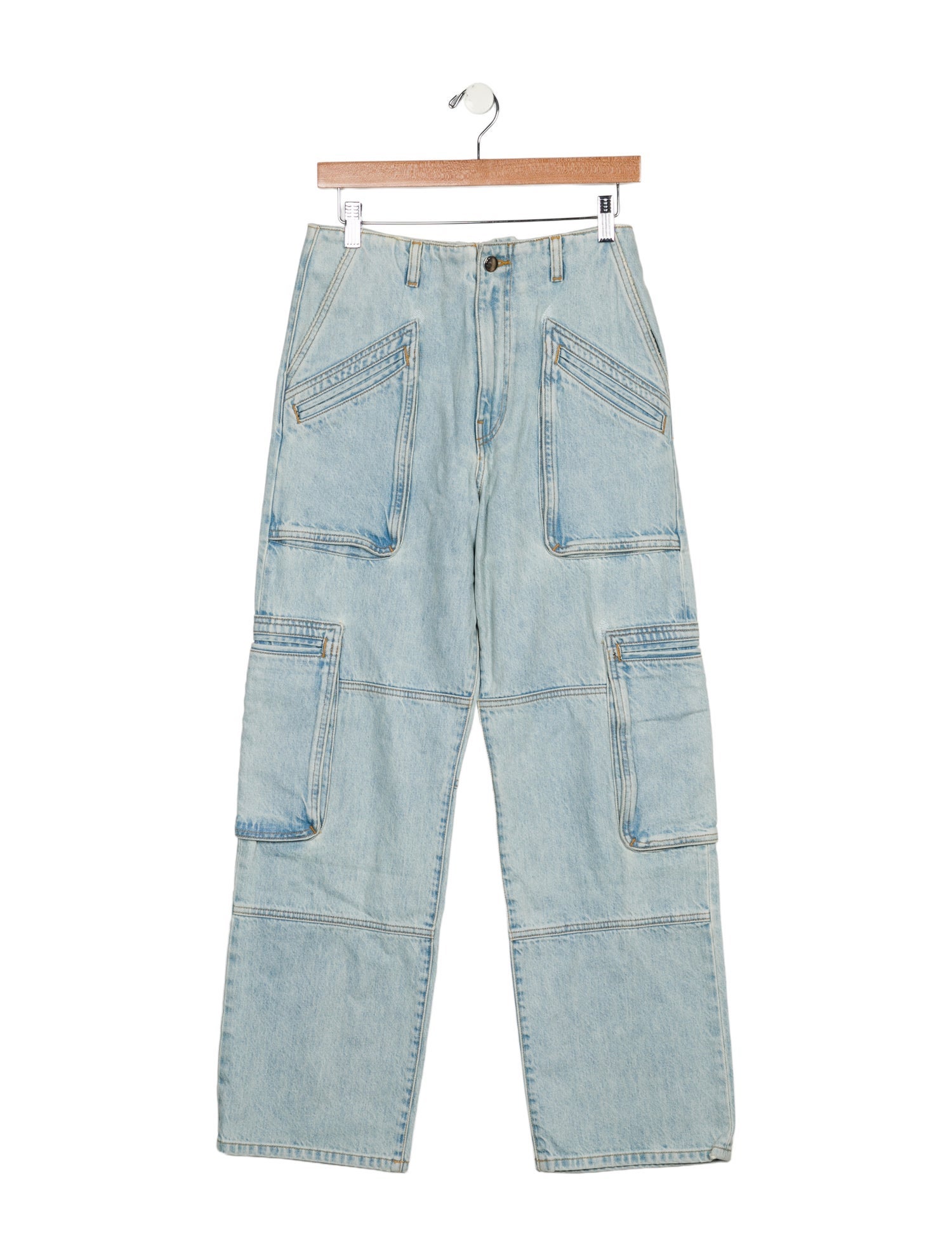Amiri High-Rise Wide Leg Jeans