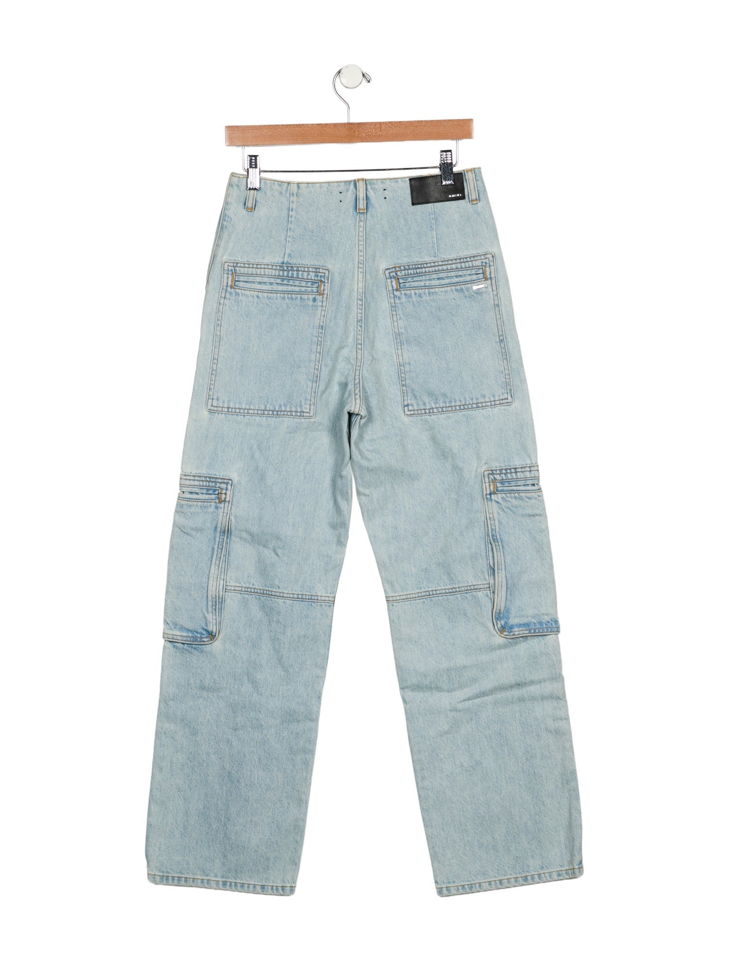 Amiri High-Rise Wide Leg Jeans