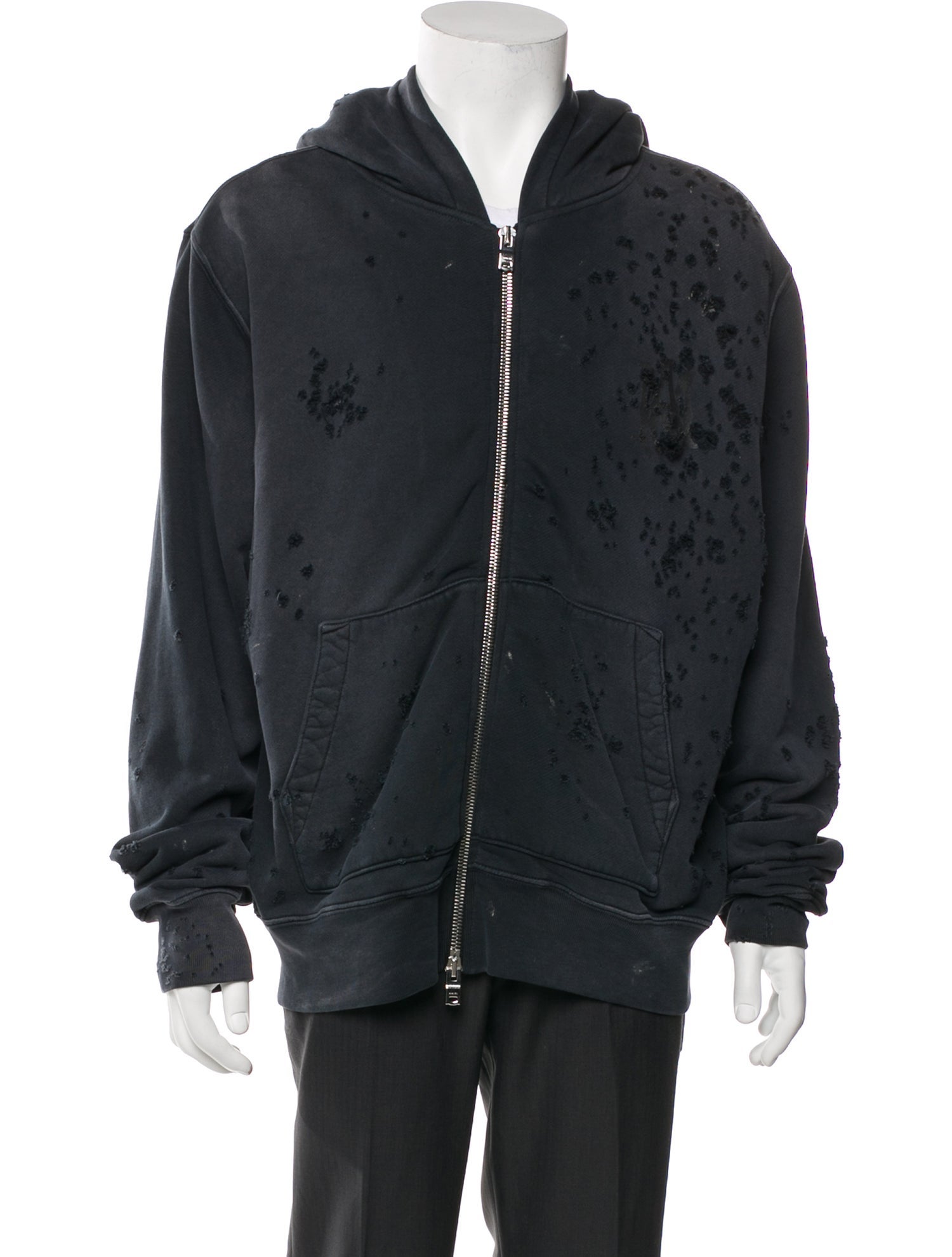 Amiri Crew Neck Long Sleeve Hoodie