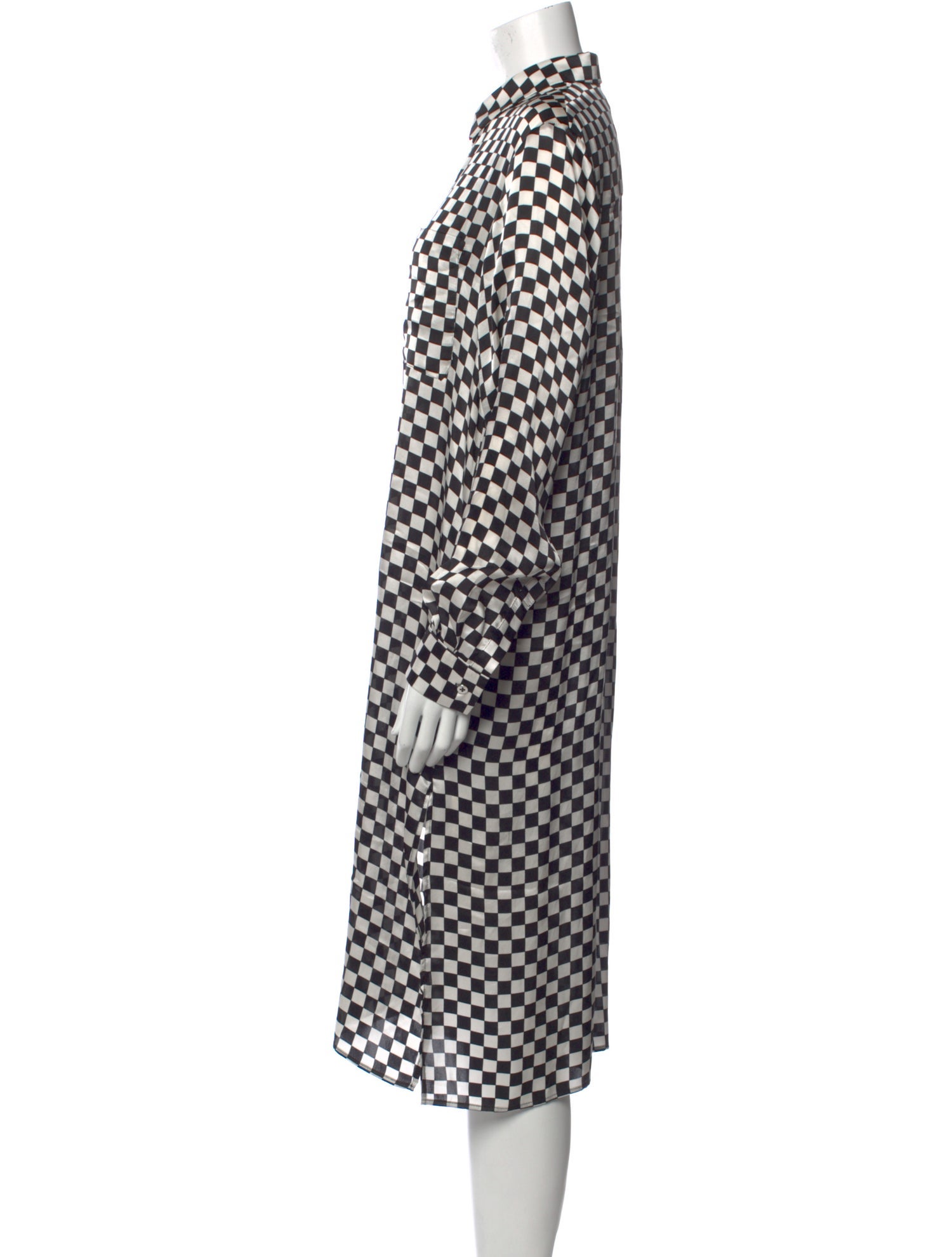 Amiri Silk Midi Length Dress