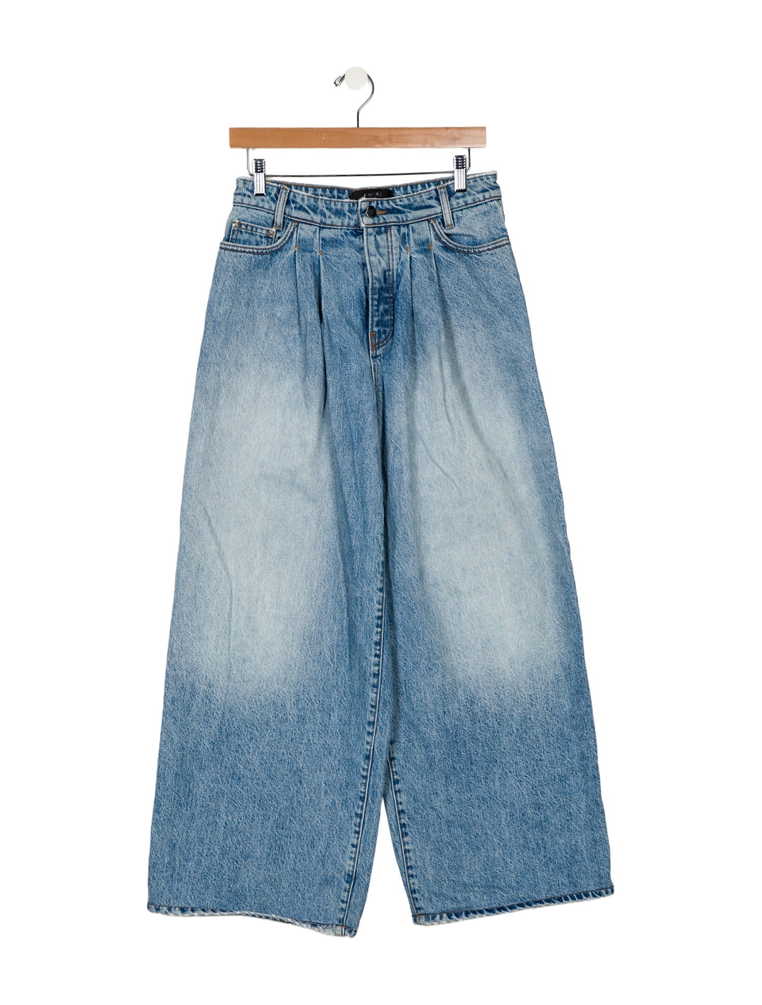 Amiri High-Rise Wide Leg Jeans