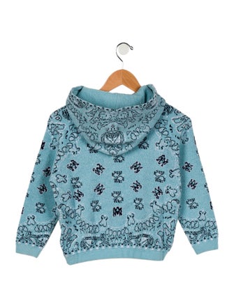 Amiri Boys' Bandana Print Hoodie