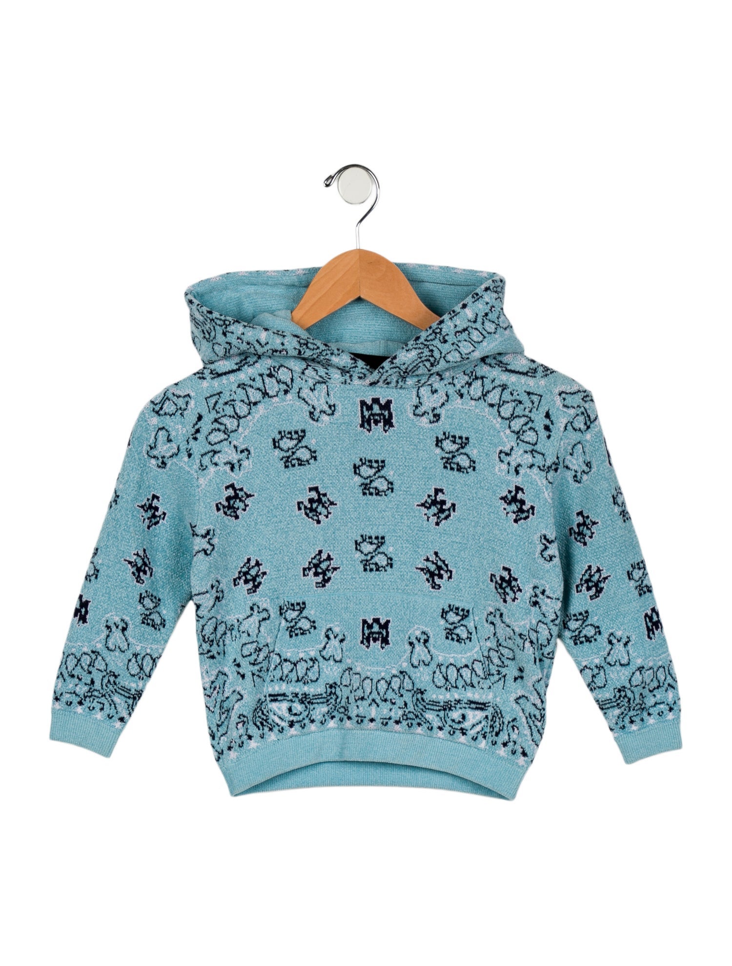 Amiri Boys' Bandana Print Hoodie
