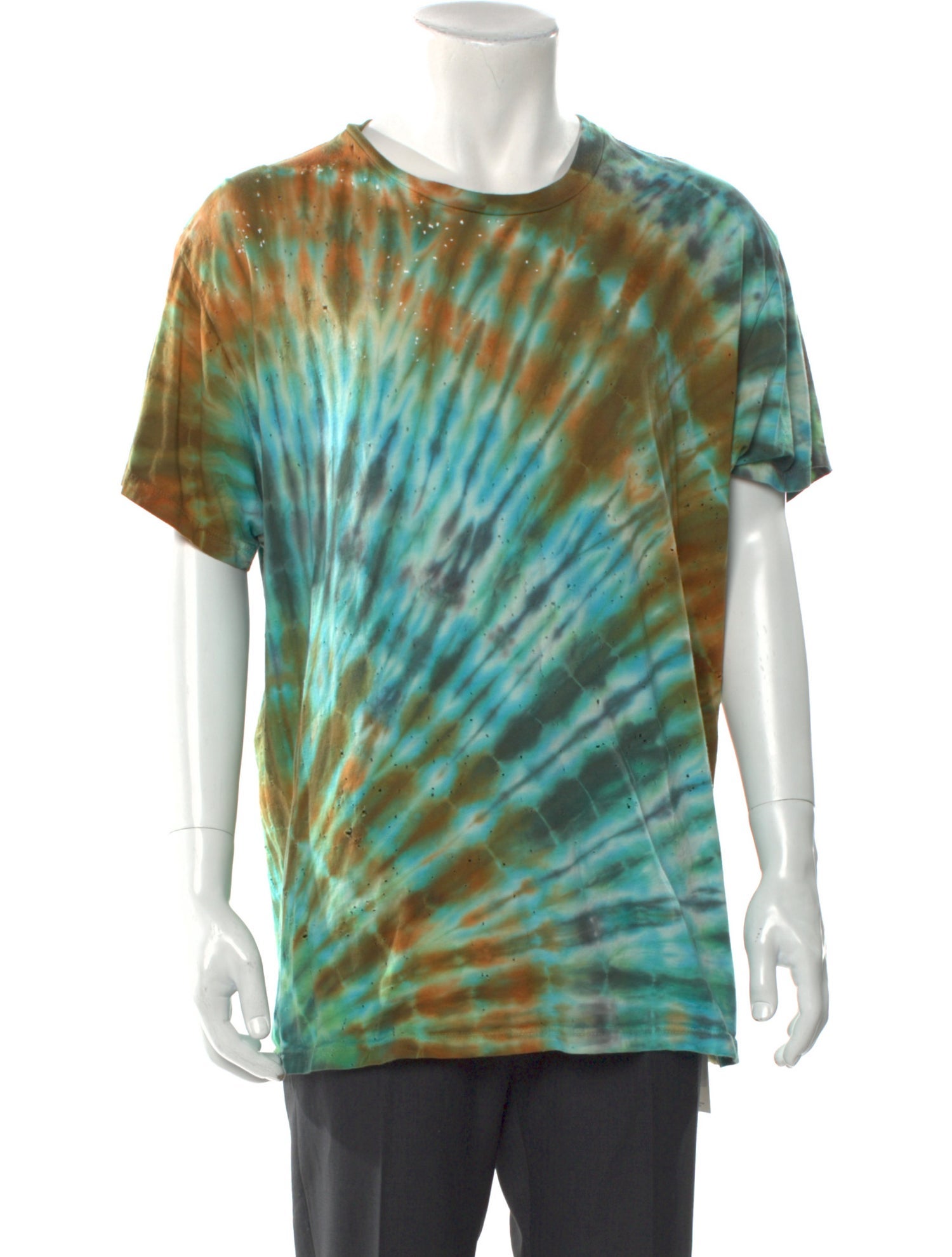 Amiri Tie-Dye Print Crew Neck T-Shirt