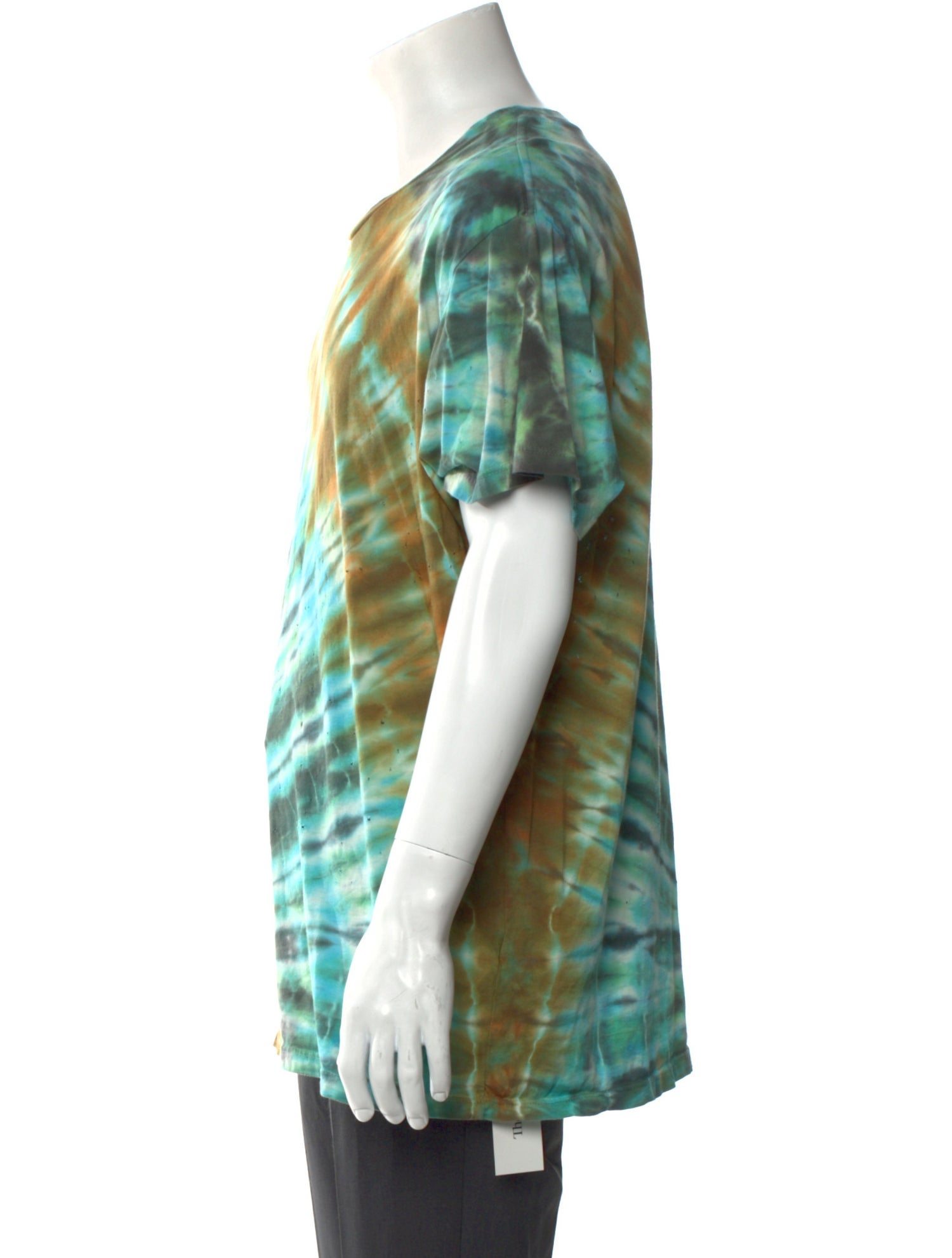 Amiri Tie-Dye Print Crew Neck T-Shirt