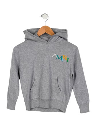 Amiri Boys' Logo Print Hoodie