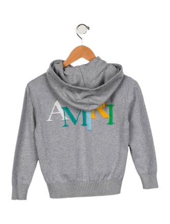 Amiri Boys' Logo Print Hoodie