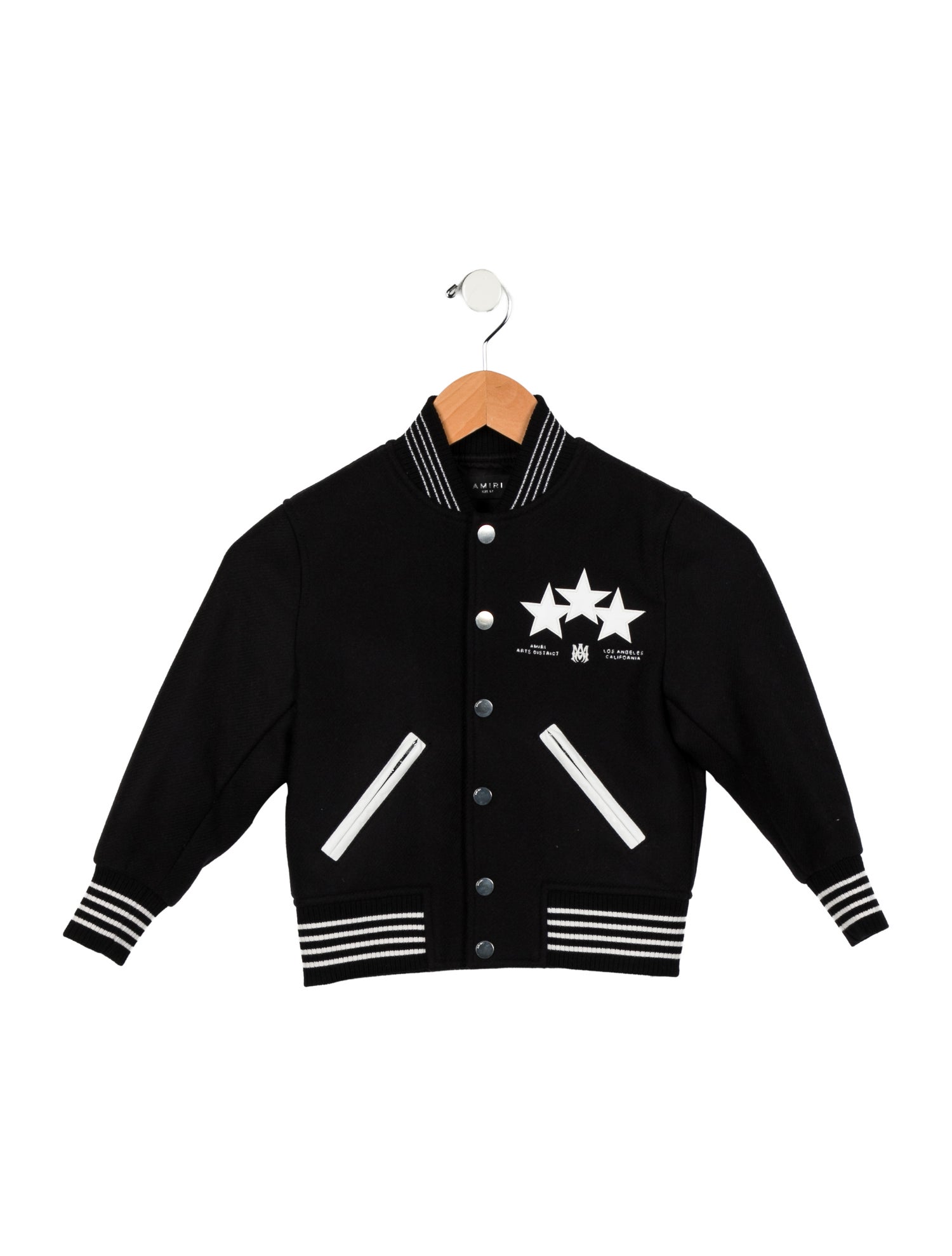 Amiri Boys' Star Varsity Bomber Jacket