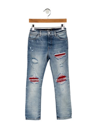 Amiri Boys' Distressed MX1 Jeans