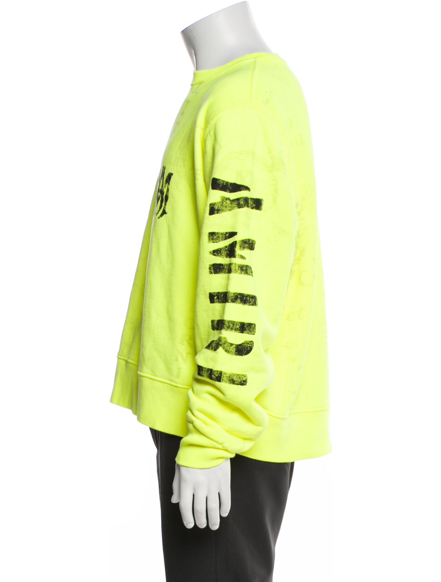 Amiri Graphic Print Crew Neck Pullover