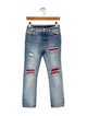 Amiri Boys' Distressed MX1 Jeans