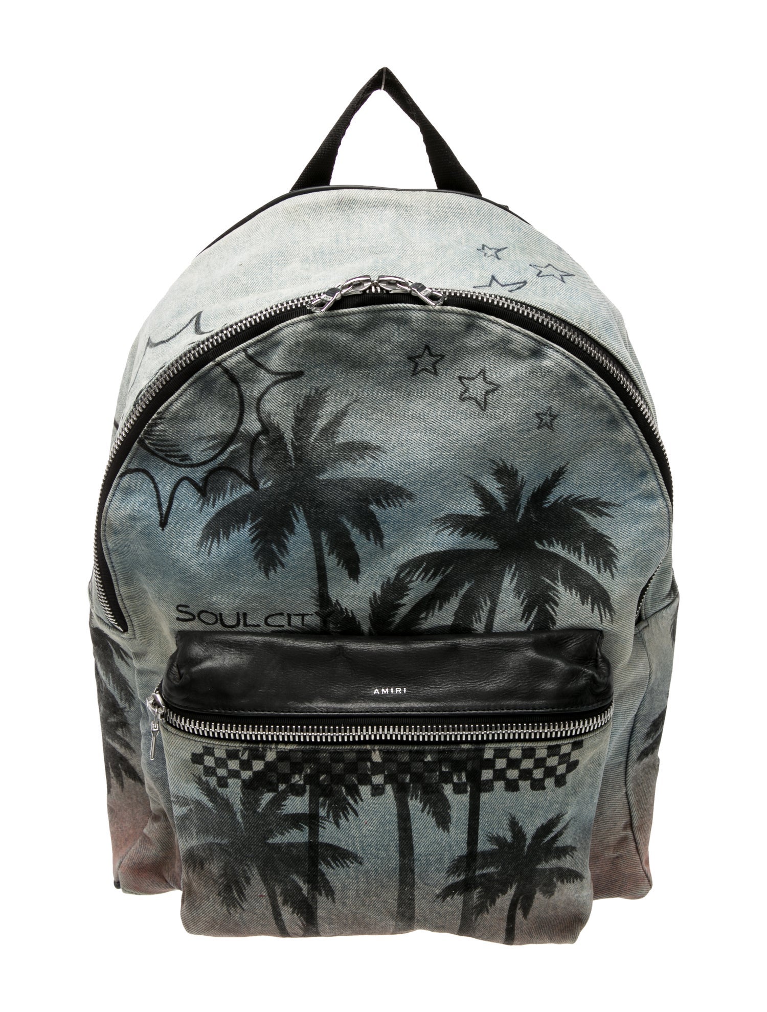Amiri Denim Backpack