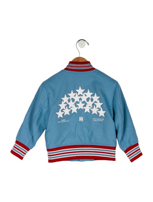 Amiri Boys' Star Varsity Bomber Jacket