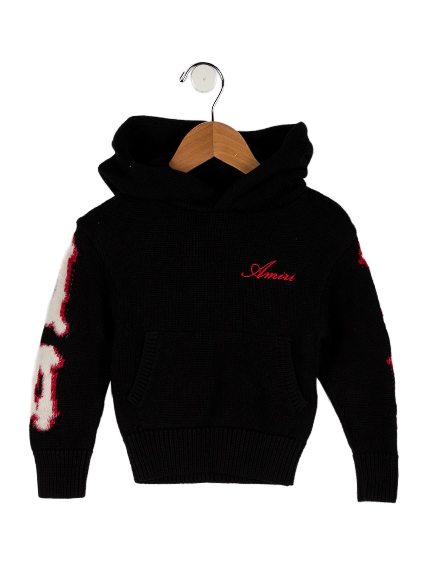 Amiri Boys' Logo Knitted Hoodie