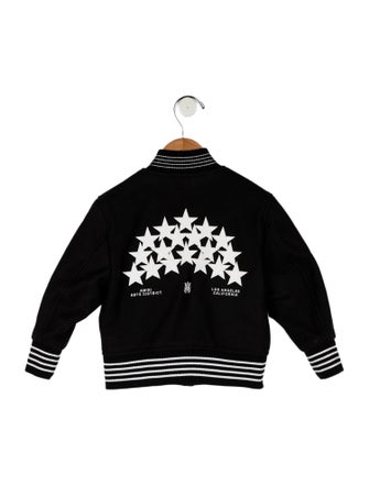 Amiri Boys' Star Varsity Bomber Jacket