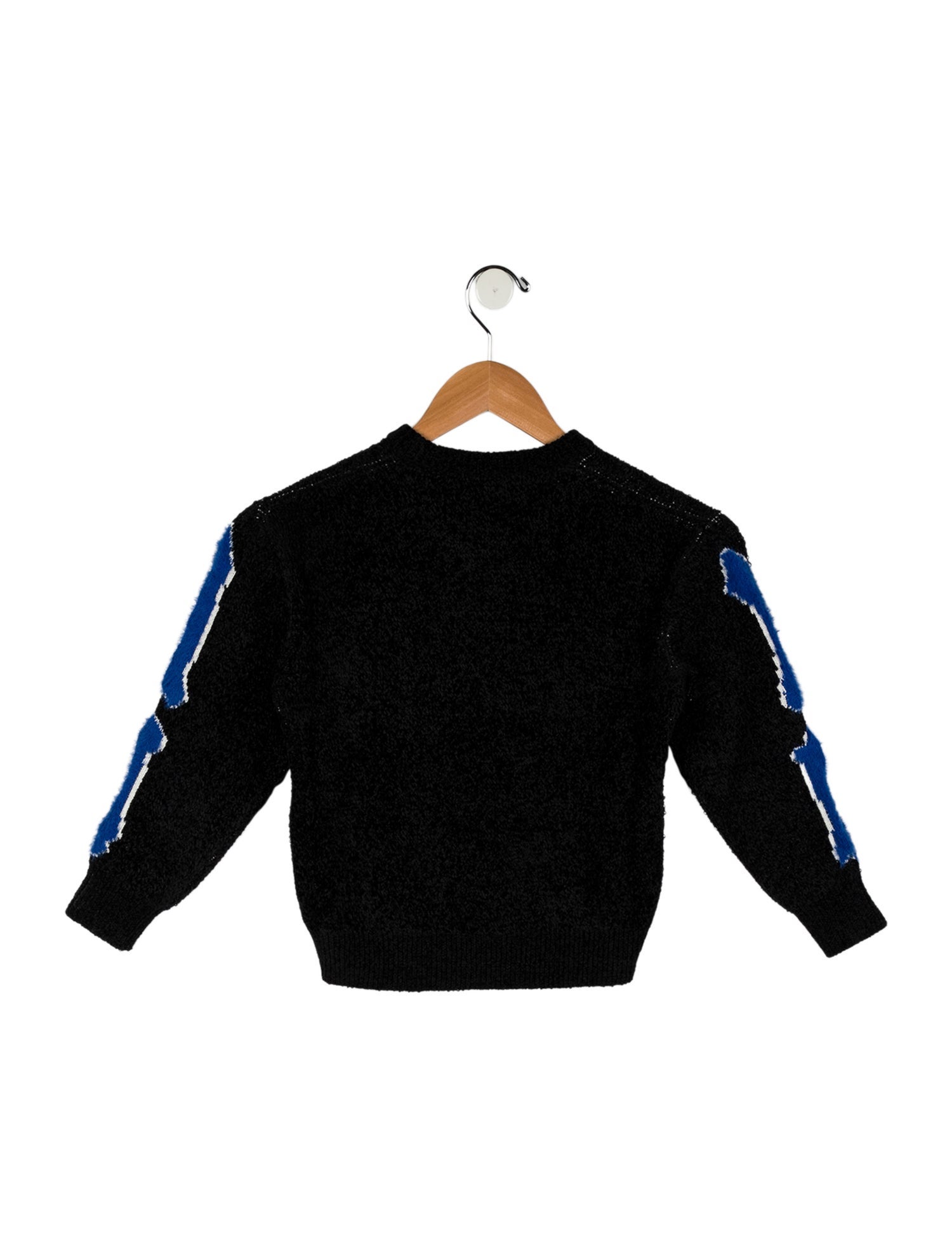 Amiri Boys' Logo Knit Crewneck Sweater