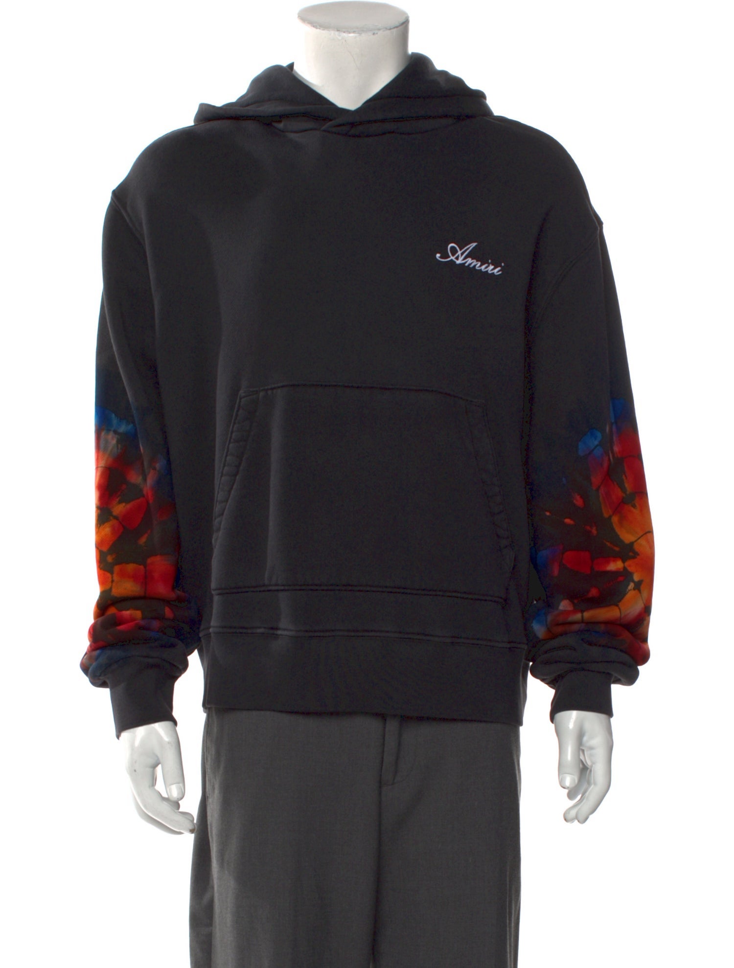 Amiri Graphic Print Crew Neck Hoodie