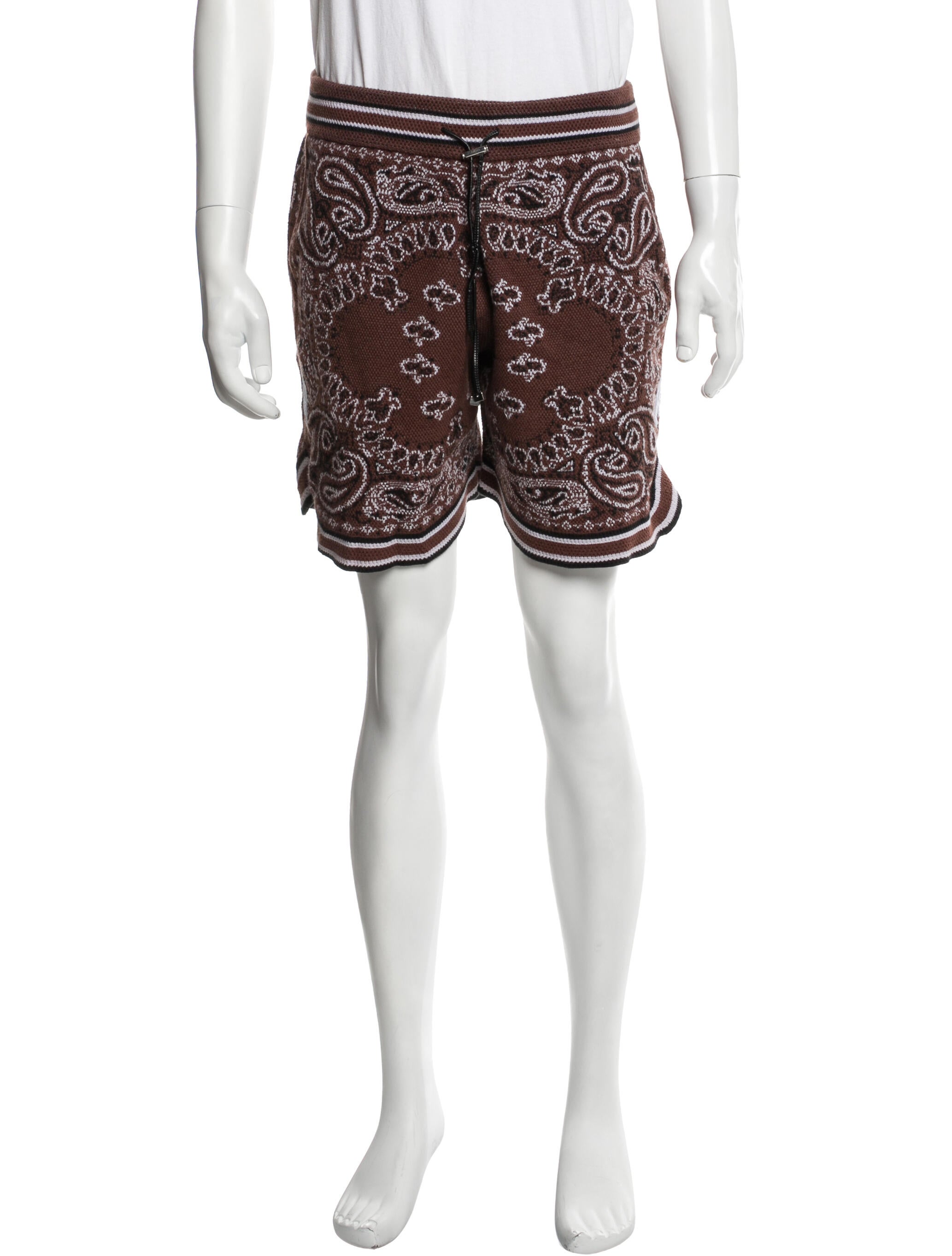 Amiri Striped Jogger Shorts