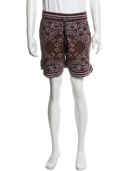 Amiri Striped Jogger Shorts