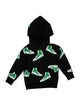 Amiri Boys' 2-6Y Black Pattern Printed Hoodie
