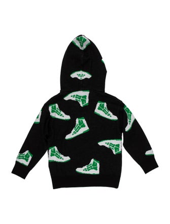 Amiri Boys' 2-6Y Black Pattern Printed Hoodie